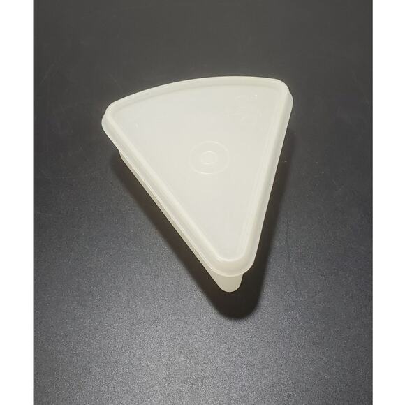 Vintage Tupperware Pie Slice Keeper Sheer Wedge  269 w/Lid  268 - Picture 1 of 4